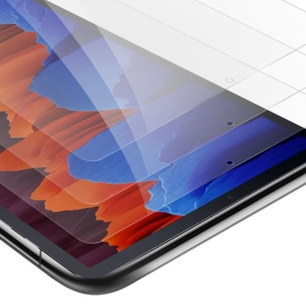 Cadorabo 3x skyddsglas för Samsung Galaxy Tab S7 (11 Zoll) i HÖGT TRANSPARENT härdat härdat skärmglas
