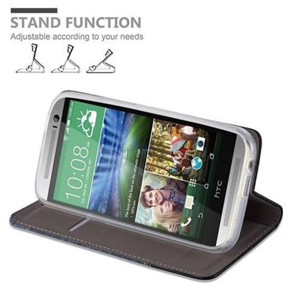 Skyddsfodral för HTC ONE M8 i BLÅ SVART Stötsäker Etui Blå