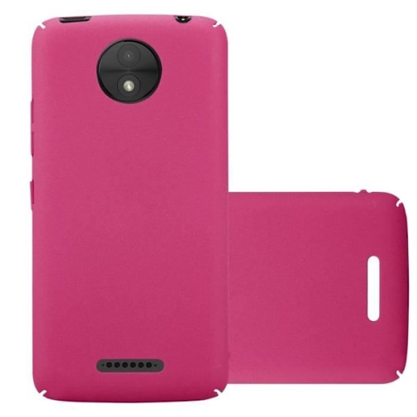 Coque - CADORABO - Motorola MOTO C PLUS - Hårt skydd - Matt design - Färg Rosa Rosa