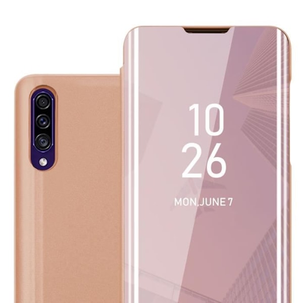 Fodral - CADORABO - Samsung Galaxy A50/A50s/A30s - KUNZIT ROSE - Clear View - 360° skydd KUNZIT ROSE
