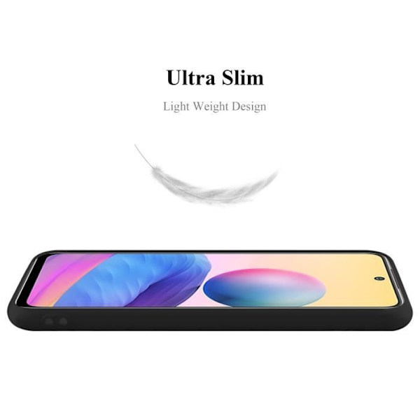 Coque - CADORABO - Xiaomi RedMi NOTE 10 5G / POCO M3 PRO 5G - Silikon TPU - Candy Noir - Stötabsorberande Skydd Candy Black