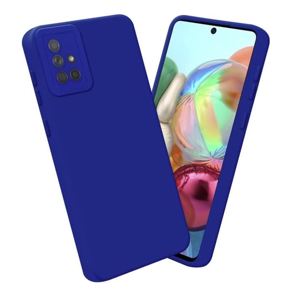 Skyddsfodral för Samsung Galaxy A71 4G i FLUID BLÅ Stötsäker Blå