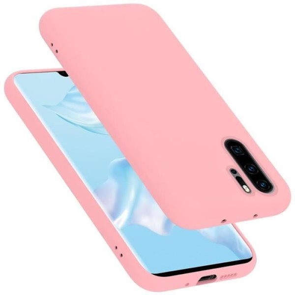 Telefonfodral - CADORABO - Huawei P30 Pro - Silikon TPU - Optimal skydd - Tunn och lätt design Rosa