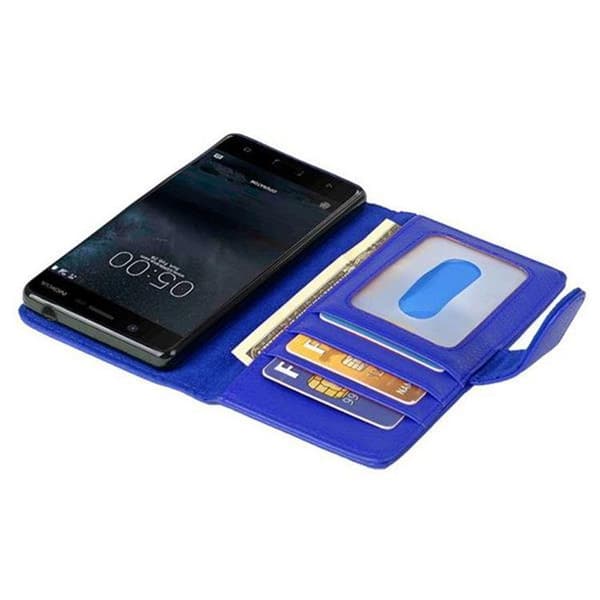 Etui för Nokia 5 2017 Skal i HIMMELSBLA Blå