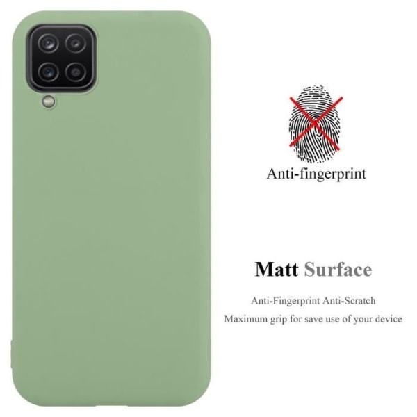 Fodral för Samsung Galaxy A12 / M12 i CANDY PASTELL GREEN Cadorabo Cover Protection Silikon TPU-fodral