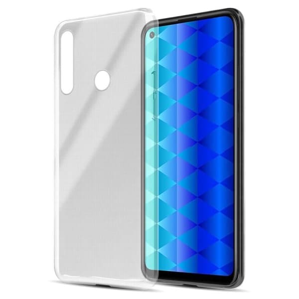 Skyddsfodral för Honor 9C Transparent Silikon Etui Case Cover Vit