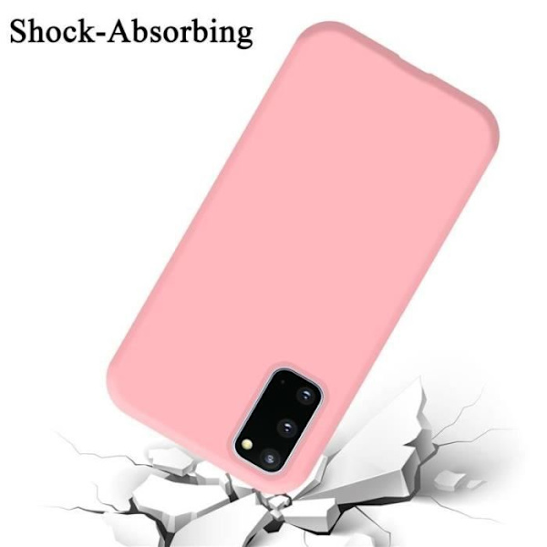 Mobilskal - CADORABO - Samsung Galaxy S20 - Silikon TPU - Optimal skydd - Tunn och lätt design Rosa