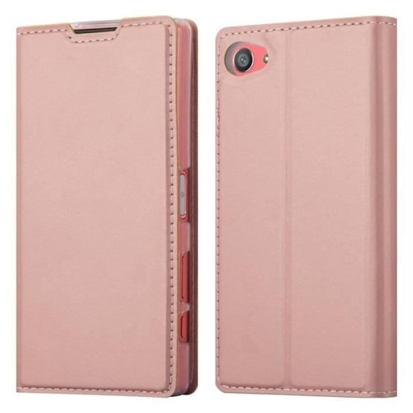Cadorabo Fodral till Sony Xperia Z5 COMPACT i KLASSIG ROSÉ GULD
