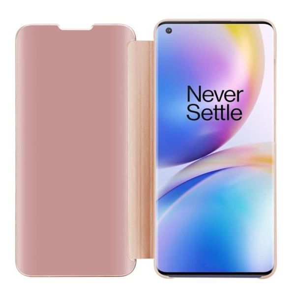 Coque - CADORABO - OnePlus 8 PRO - KUNZIT ROSA - Clear View - Skydd 360 grader Rosa