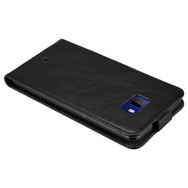 Flip-fodral - CADORABO - HTC U ULTRA - Svart konstläder - Magnetisk stängning - Komplett skydd Svart