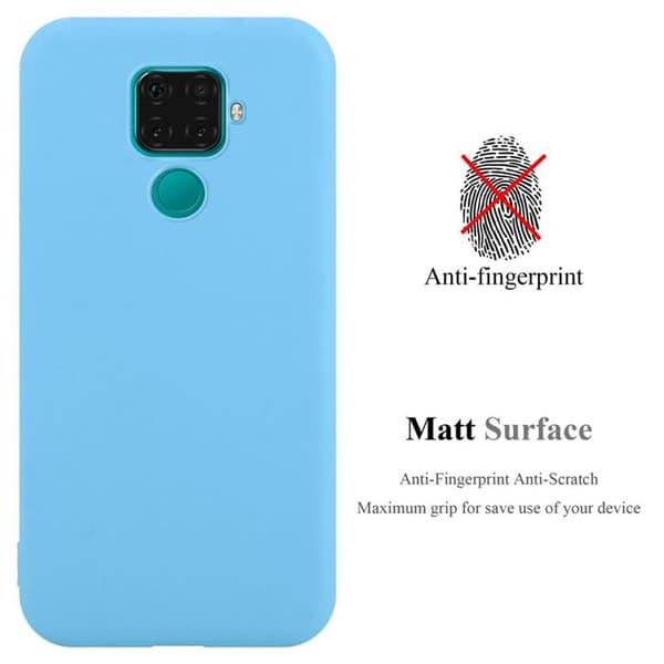 Skyddsfodral för Huawei MATE 30 LITE CANDY BLÅ Stötsäker Silikon Blå