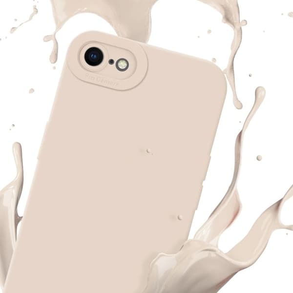 Skyddsfodral för iPhone 7 / 7S / 8 / SE 2020 i FLUID CRÈME Stötsäker Ros