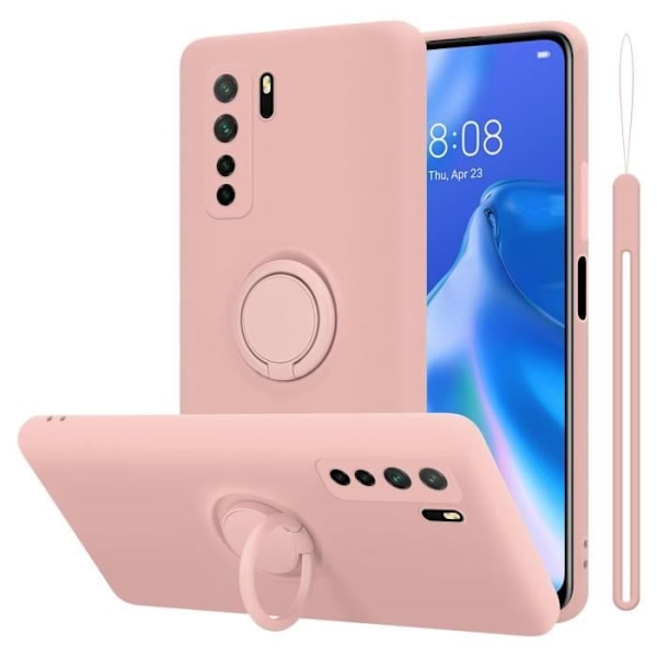 Coque - CADORABO - Huawei NOVA 6 SE / P40 LITE / NOVA 7i - Ljus Rosa - Silikon TPU - Stöd mot Stötar Läckert Rosa