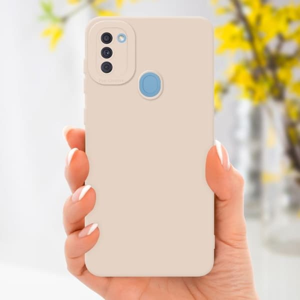 Skyddsfodral för Samsung Galaxy A11 / M11 i FLUID CRÈME Stötsäker Skyddsfodral Ros