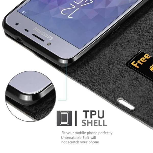 Cadorabo Fodral till Samsung Galaxy J4 2018 i KAFFEBRUNT