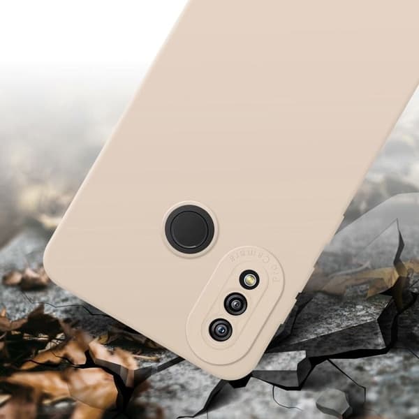 Skyddsfodral för Huawei P20 LITE 2018 / NOVA 3E i FLUID CRÈME Stötsäker Skyddsfodral Ros