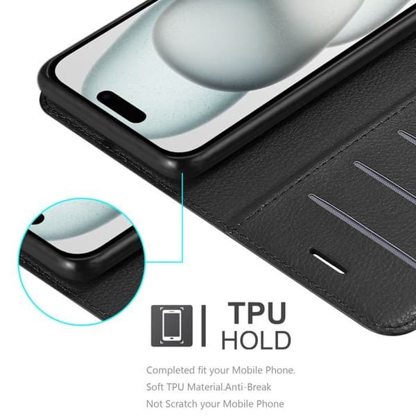 Etui för iPhone 15 i JETSVART Svart