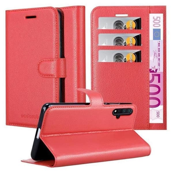 Etui för Huawei NOVA 5 / 5 PRO i KIRSCHRÖD Röd