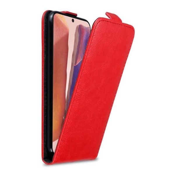 Fodral till Samsung Galaxy NOTE 20 PLUS Fodral i APPLE RED Fodral Skydd Magnetic Flip-plånbok Röd