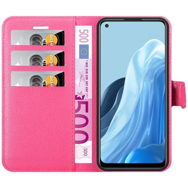 Etui för Oppo FIND X5 LITE / Reno7 5G i SOCKERROSA Ros