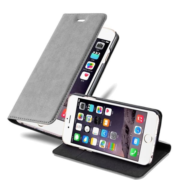 Etui för iPhone 6 / 6S Flip Case i TITAN GRÅ Skydd