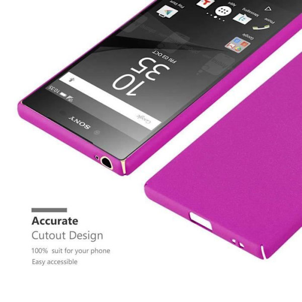 Coque - CADORABO - Sony Xperia Z5 PREMIUM - Frosty Rose Vif - Stötskydd - Matt design Frostig ros Vif