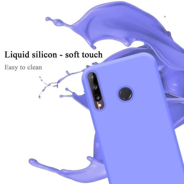 Fodral till Huawei P40 LITE E i LIQUID LIGHT VIOLET Cadorabo Cover Silikon TPU