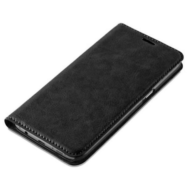 Samsung Galaxy S7 EDGE Fodral i NIGHT BLACK från Cadorabo (INVISIBLE MAGNETIC CLOSURE Design) Helt skyddsfodral med