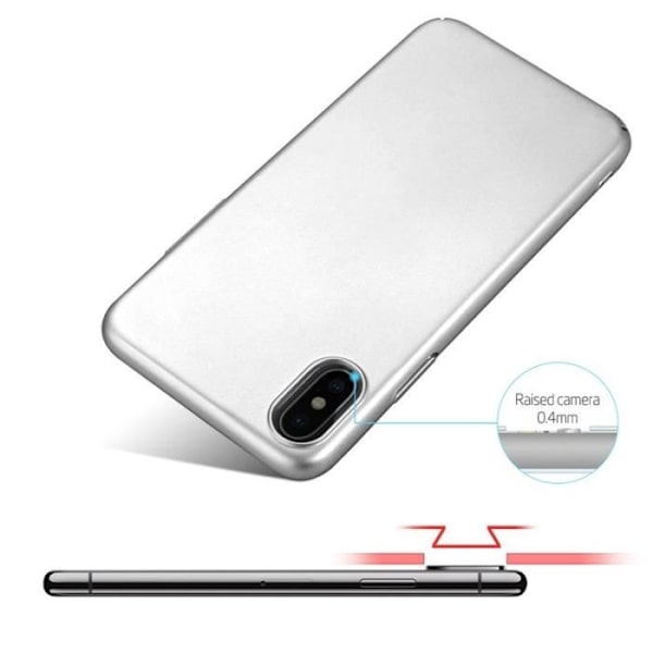 Cadorabo Fodral till Apple iPhone X - XS i METALLISKT SILVER