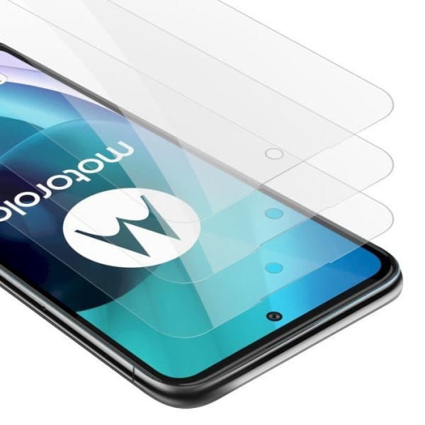 3x skärm i härdat glas för Motorola MOTO G71 5G skyddsfilm i HÖGT TRANSPARENT härdat härdat glas
