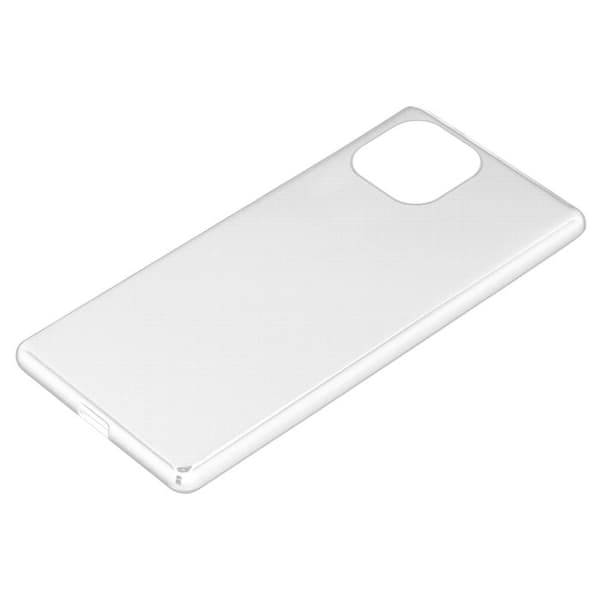 Transparent stötsäker silikonfodral för Xiaomi Mi 11 5G Vit