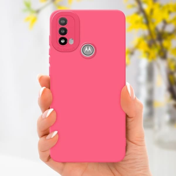 Skyddsfodral för Motorola MOTO E20 i FLUID RÖD Stötsäker Skyddsfodral Röd