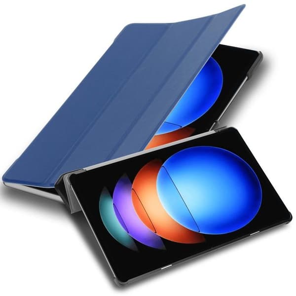 Fodral för Xiaomi Pad 6S Pro 12.4 Mörkblå Jersey Skydd Hårdskal Stötsäker Blå