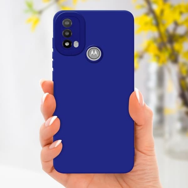 Skyddsfodral för Motorola MOTO E20 i FLUID BLÅ Stötsäker Blå