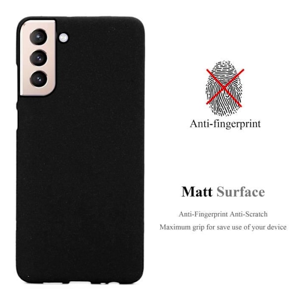 Telefonfodral - CADORABO - Samsung Galaxy S22 PLUS - Silikon TPU - Tunn skydd - Frost Svart Frost Svart