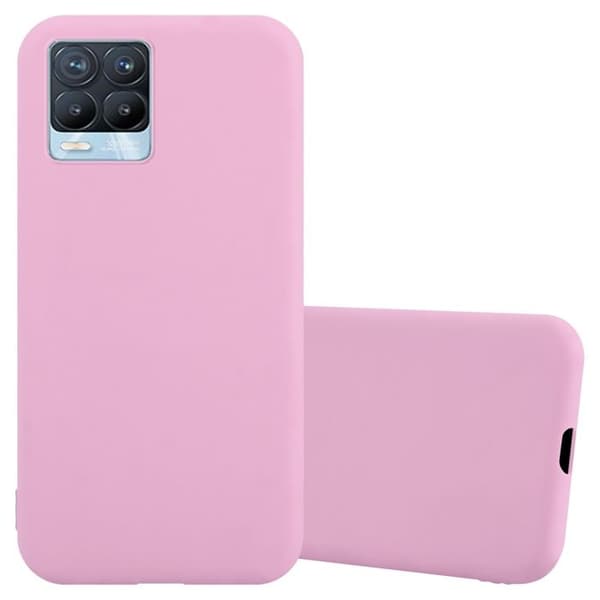 Skyddsfodral för Realme 8 4G / 8 PRO CANDY ROSE VIF Stötskydd Silikon Ros