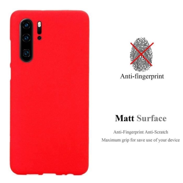 Fodral till Huawei P30 PRO i FROST RED Cadorabo Cover Protection Silikon TPU Flexibelt fodral