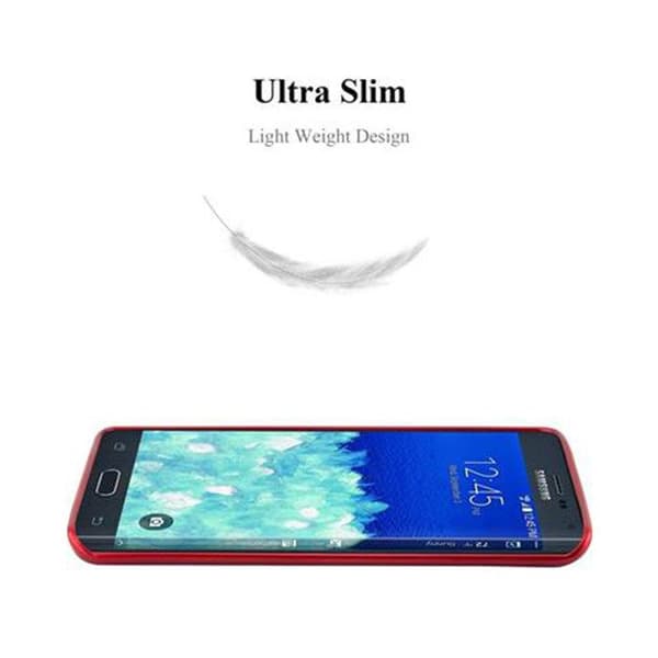 Skyddsfodral för Samsung Galaxy NOTE EDGE Skyddsfodral i METALLISK RÖD Matt design Röd