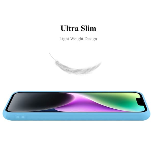 Skal för iPhone 14 PLUS CANDY BLÅ Stötsäker Silikon Blå