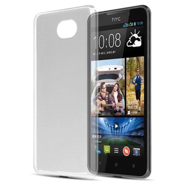 Skyddsfodral - CADORABO - HTC Desire 316 / 516 - Transparent - Ultra tunn - Halkskyddande Transparent