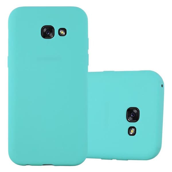Skyddsfodral för Samsung Galaxy A7 2017 CANDY BLÅ Stötabsorberande Silikon Blå