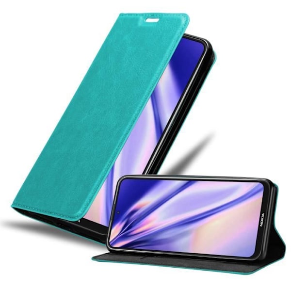 Coque för Nokia X10/X20 - CADORABO - Turquoise Pétrole - Fodral Bok - Silikon TPU - Magnetiskt skydd Turkos olja