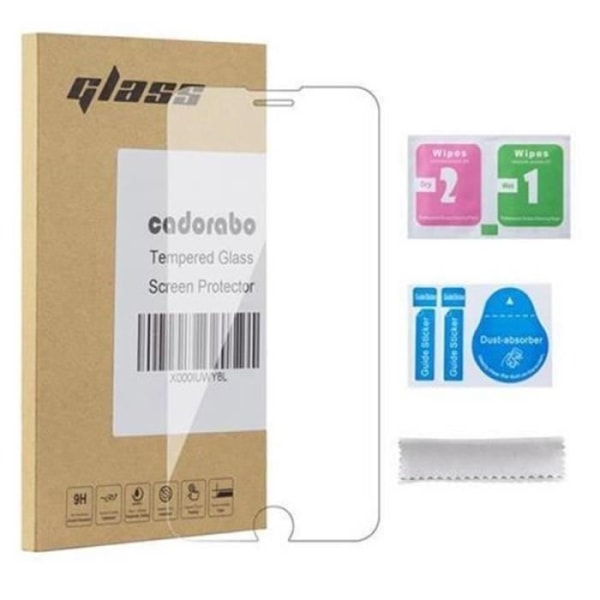 Cadorabo Skärmskydd för Apple iPhone 8 PLUS / iPhone 7 PLUS 0,3 mm Rundade hörn HÖG TRANSPARENS Härdat glas Transparent