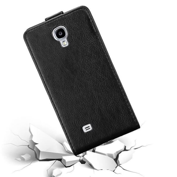 Coque - CADORABO - Samsung Galaxy S4 - Syntetiskt läder - Flip - Magnetisk stängning Svart