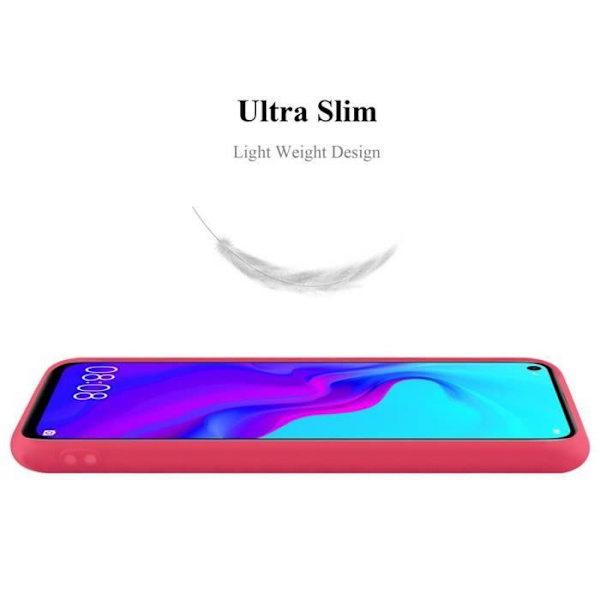 Coque - CADORABO - Huawei NOVA 4 - Candy Röd - Silicone TPU - Stöt skydd Candy Red