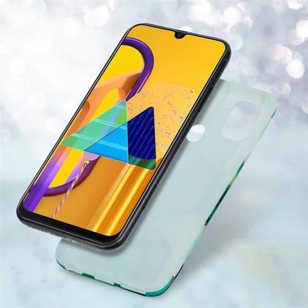 Skal för Huawei P20 LITE 2018 / NOVA 3E i Ljus Grön Marmor Nr. 3 Skyddsetui Grön
