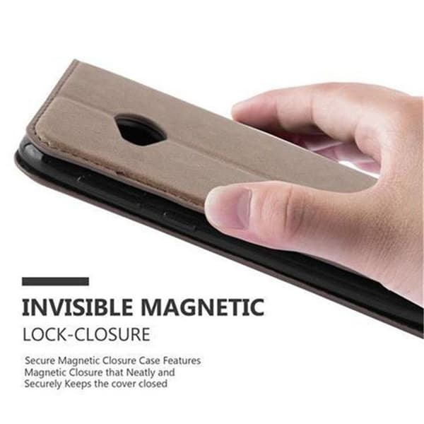 Etui för HTC U PLAY Fodral i MÖRK BRUN brun
