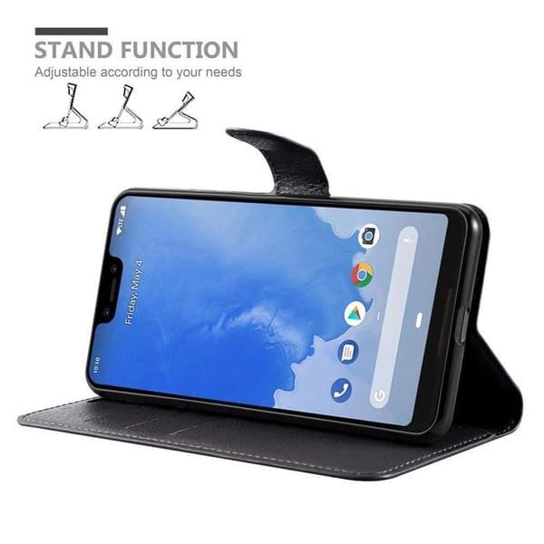 Etui för Google PIXEL 3 XL i JET BLACK Svart