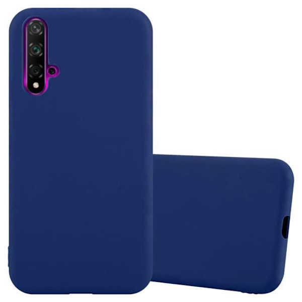 Coque - CADORABO - NOVA 5 / 5 PRO - Silikon TPU - Mörk blå candy - Stötskydd Godis mörkblå