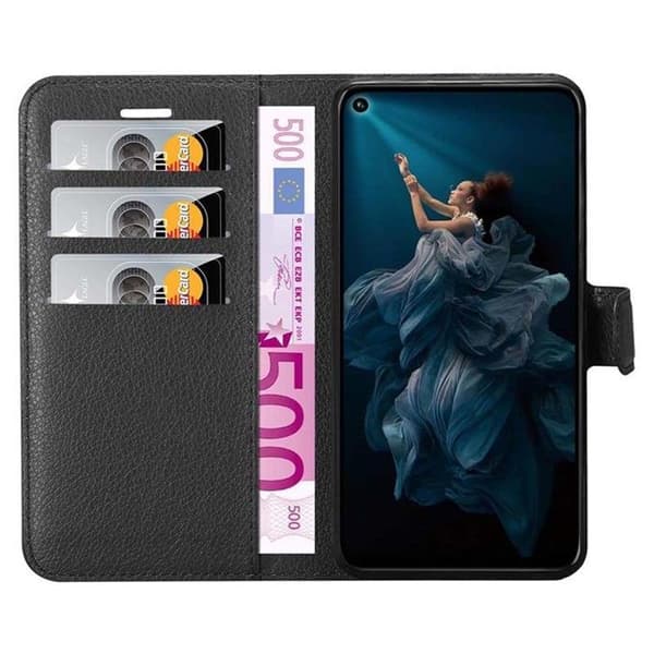 Etui för Honor 20 PRO i JET BLACK Svart